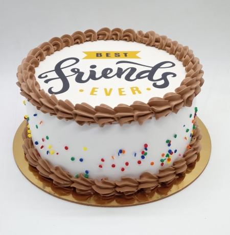 Buy Forever Friendship Day Chocolate Cake-Friends Forever Chocolate Cake