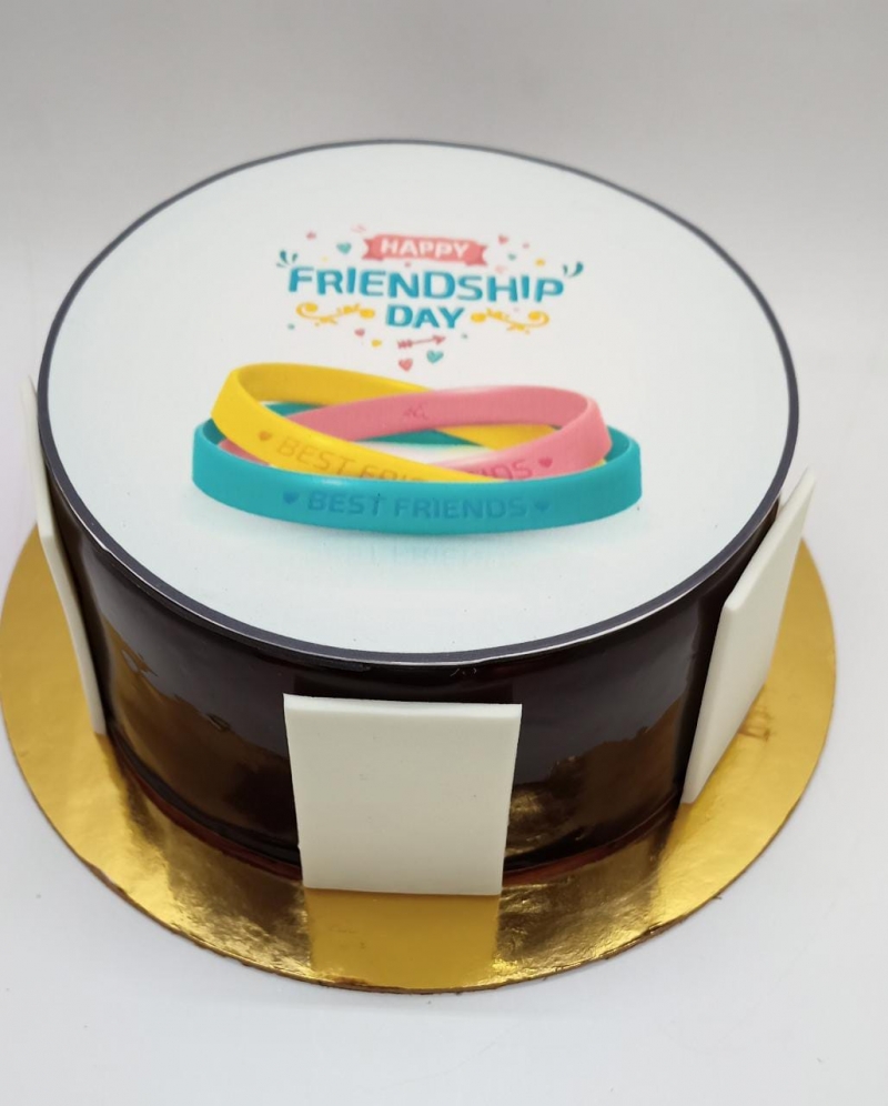 Buy/Send Friendship Day Special Cake- 1 Kg Online- FNP