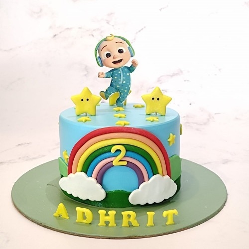 Cocomelon cake | Animal birthday cakes, Birthday cake kids, Baby birthday  cakes