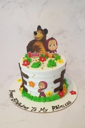 Masha Cake at Rs 1800/piece | Theme Cake in Hyderabad | ID: 16030471088